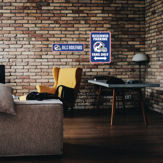 Buffalo Bills Signs - 2 Pack Parking & Street Set