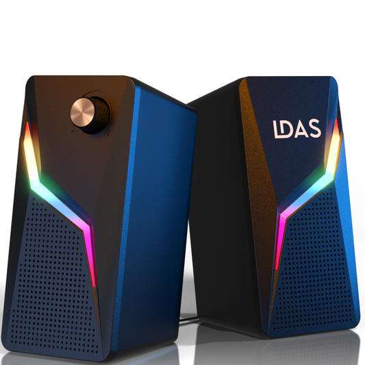 LDAS - A8 Computer Speakers for Desktop Monitor, USB/USB-C Powered PC Speakers