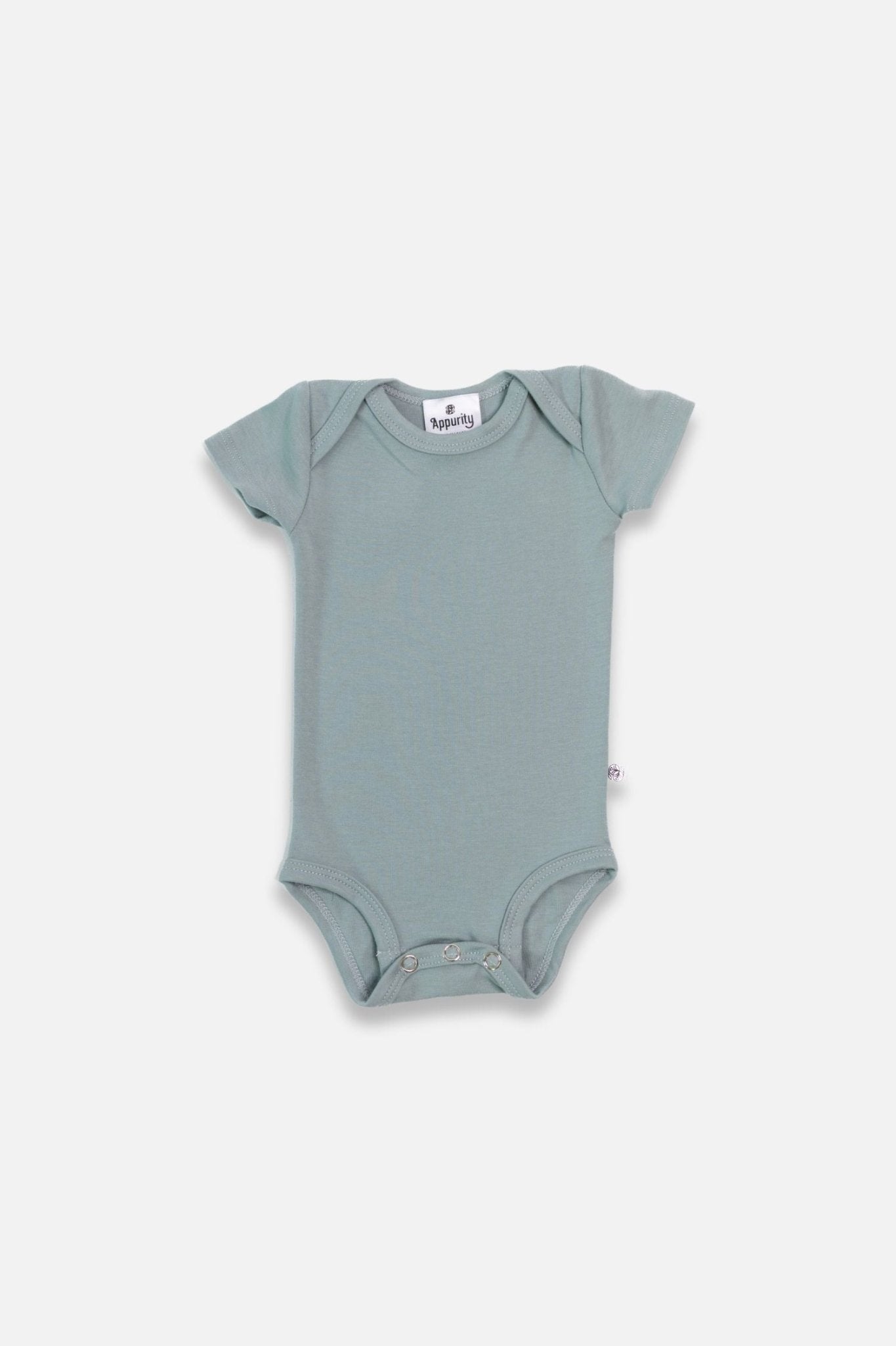 Baby Short Sleeve Bamboo Onesie — Last Call