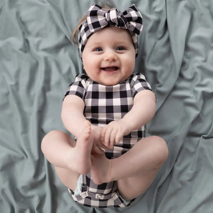 Baby Short Sleeve Bamboo Onesie — Last Call