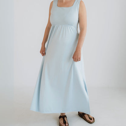 Ladies' Bamboo Square Neck Midi Dress — Last Call