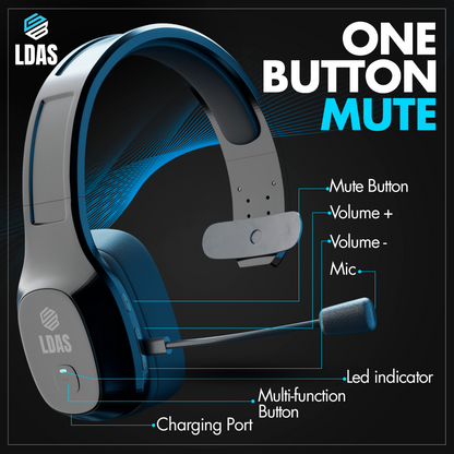 LDAS Trucker Bluetooth Headset GeForce1 (TH11)