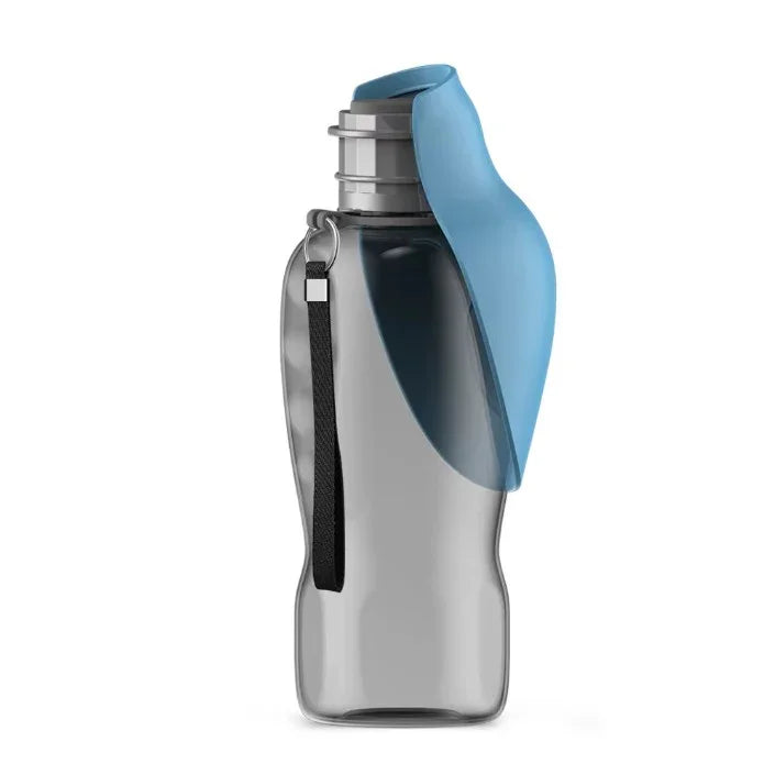 Portable Pet Hydration Bottle with Foldable Cup, 800 ml