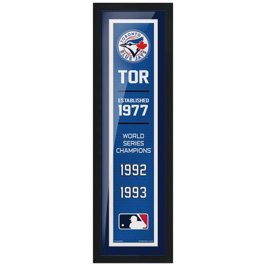 Toronto Blue Jays - 6X22 Framed Artwork- Empire