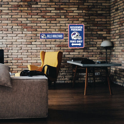 Buffalo Bills Signs - 2 Pack Parking & Street Set