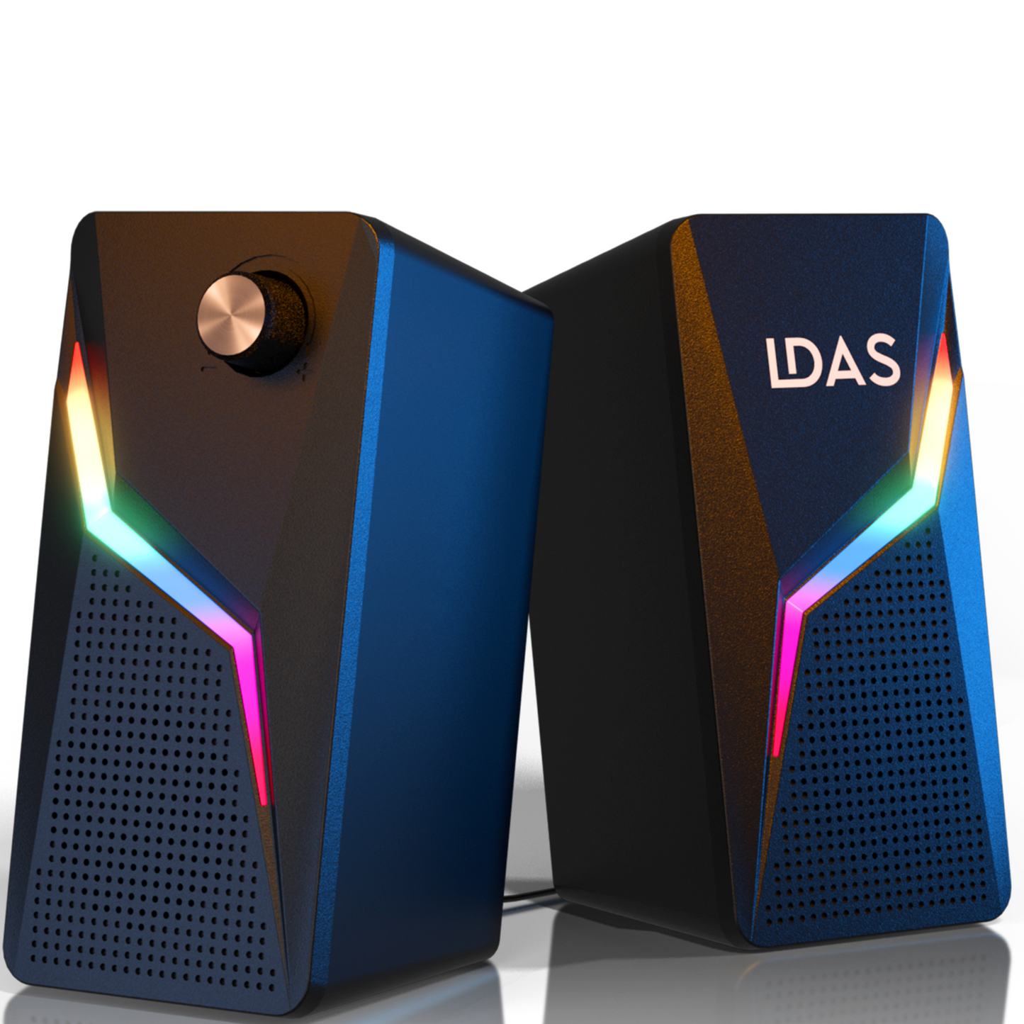 LDAS - A8 Computer Speakers for Desktop Monitor, USB/USB-C Powered PC Speakers