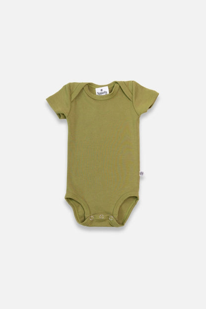 Baby Short Sleeve Bamboo Onesie — Last Call