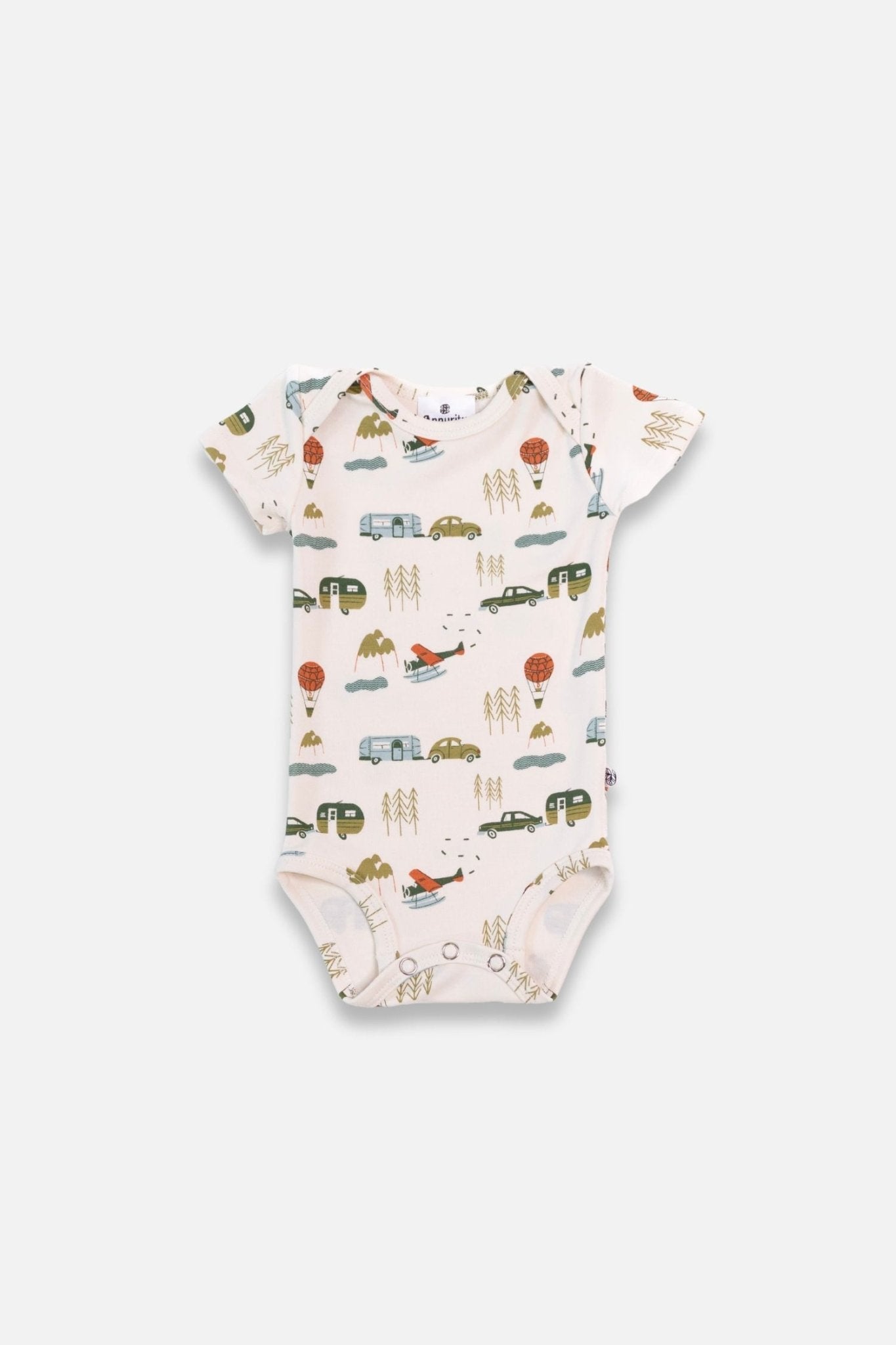 Baby Short Sleeve Bamboo Onesie — Last Call