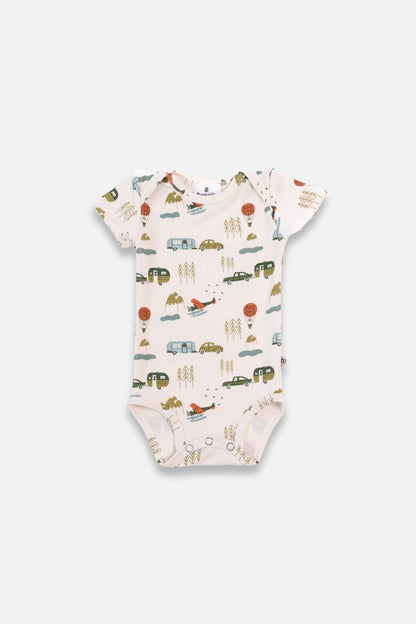 Baby Short Sleeve Bamboo Onesie — Last Call