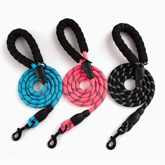 Reflective Dog Leash – Durable Safety for Night Walks