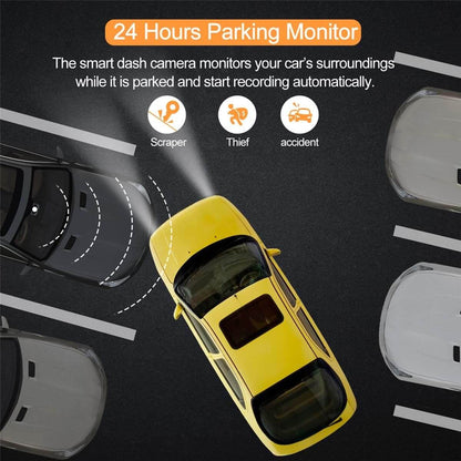 LDAS Dash Cam for Cars Front and Rear and SD Card Included