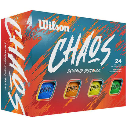 WILSON Chaos Coloured Golf Balls